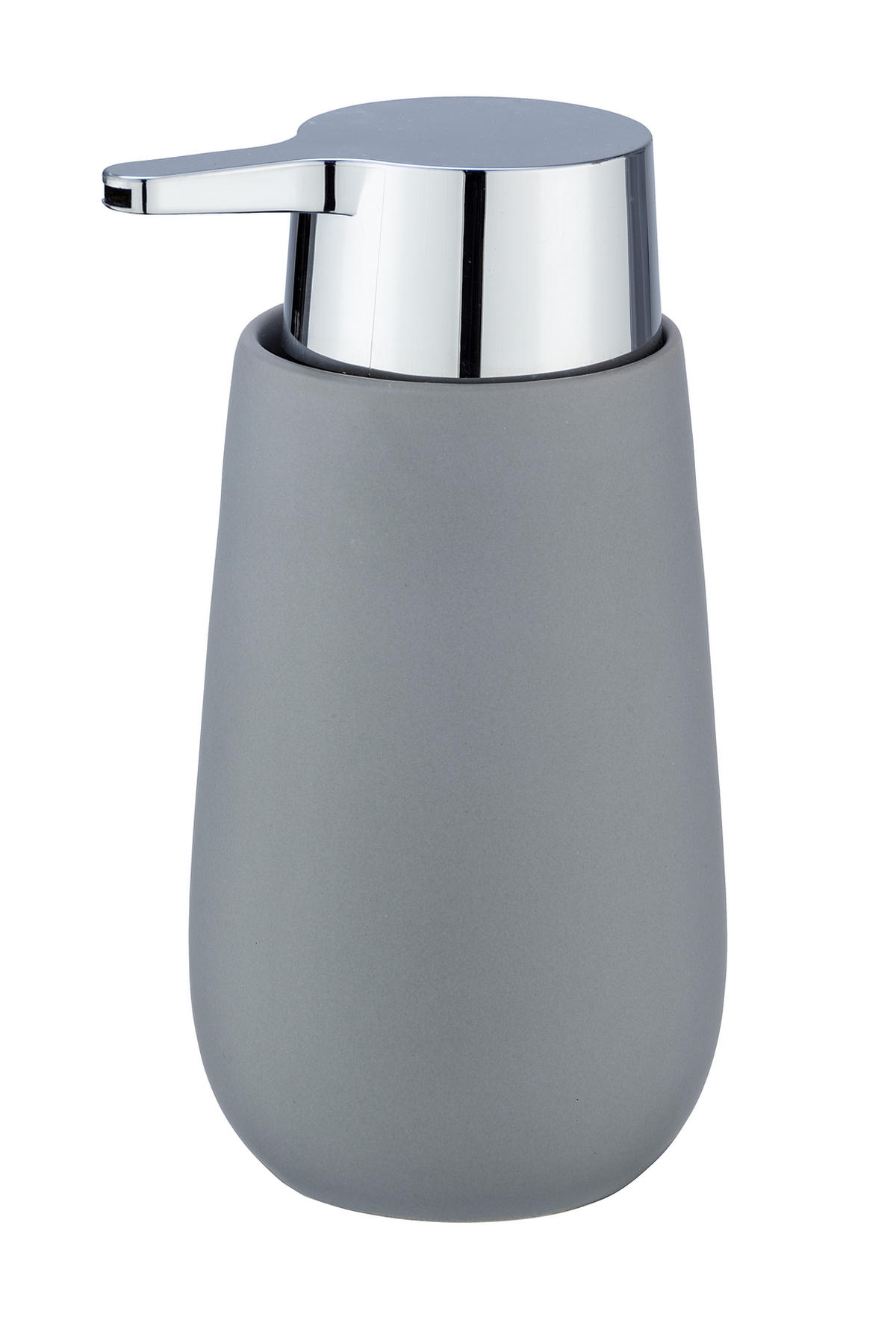 TVÅLPUMP plast, keramik  - kromfärg/grå, Basics, plast/keramik (7,5/16/8cm)