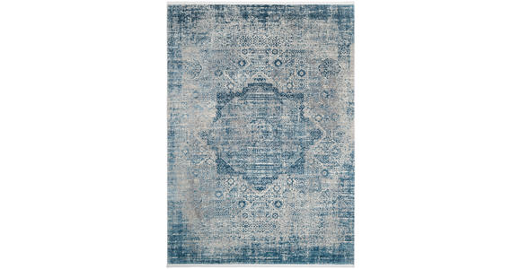 WEBTEPPICH 67/130 cm Tesoro Blau  - Blau, Design, Textil (67/130cm) - Dieter Knoll