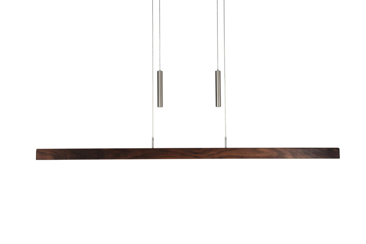LED-HÄNGELEUCHTE 121/5,8/180 cm  - Natur, Holz (121/5,8/180cm) - Herzblut