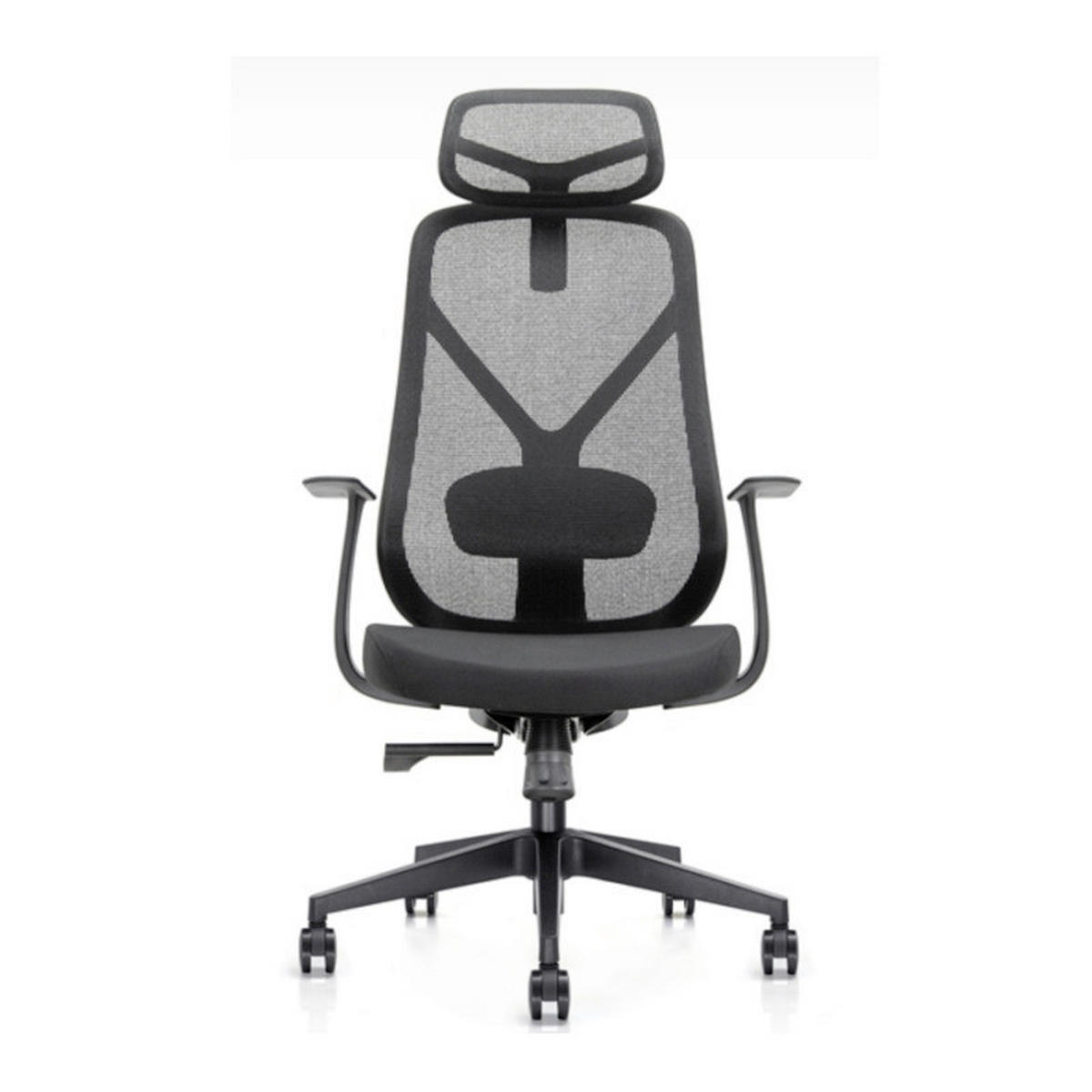 UREDSKI STOLAC    - crna, Moderno, metal/plastika (66/125/69cm)