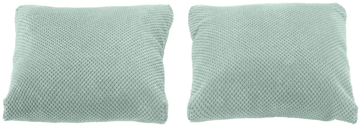 SCHLAFSOFA  mit Liegefunktion Velours Mintgrün  - Schwarz/Mintgrün, Design, Kunststoff/Textil (148/88/110cm) - Livetastic