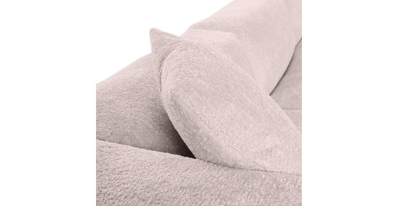 WOHNLANDSCHAFT  in Chenille Rosa  - Schwarz/Rosa, MODERN, Kunststoff/Textil (178/356/225cm) - Carryhome