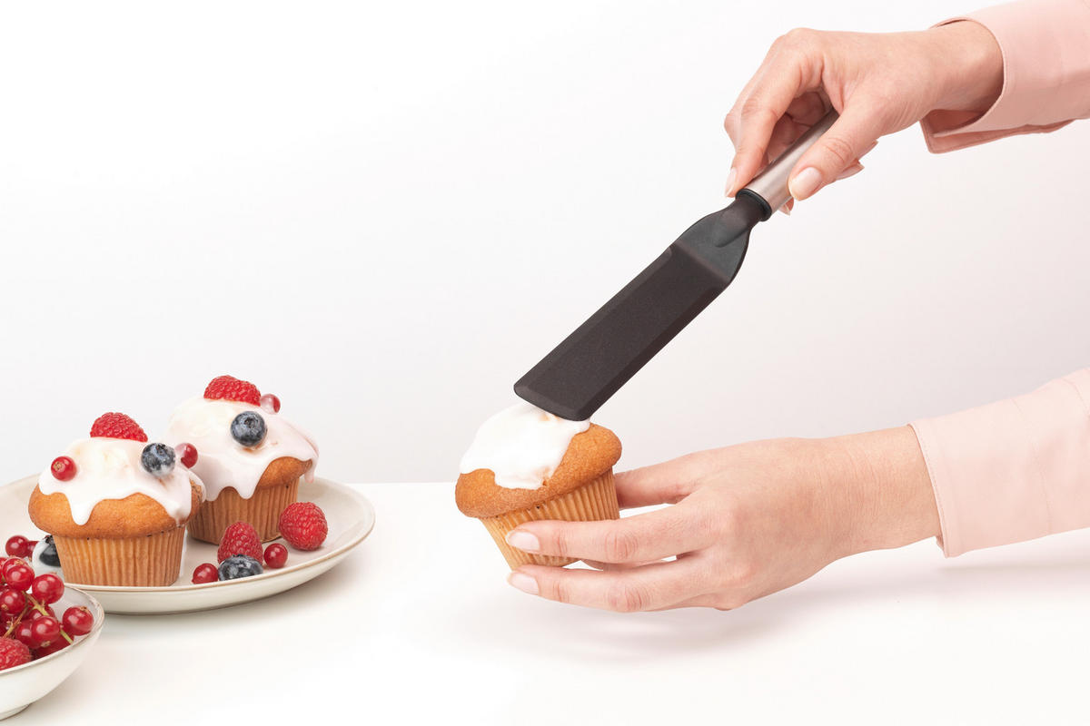 SIMÍTÓLAPÁT - ezüst/fekete, Basics, műanyag/fém (0.080kg) - Brabantia