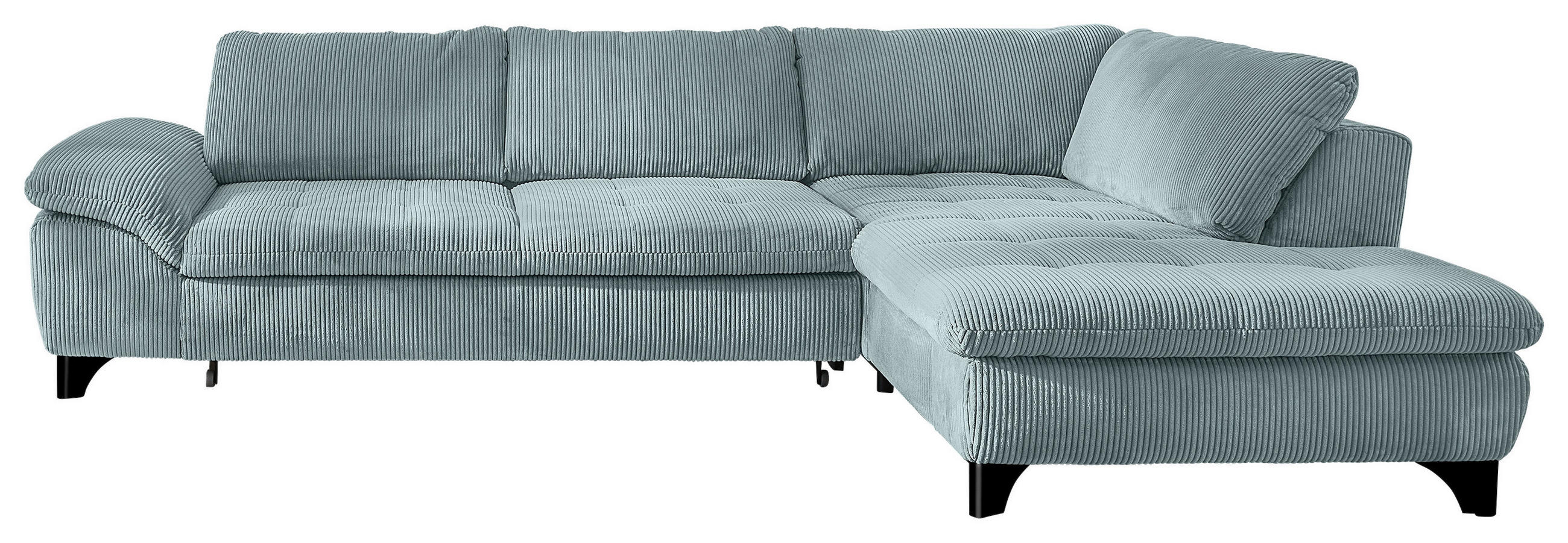 UGAONA GARNITURA plava  - crna/plava, Dizajnerski, tekstil (306/197cm) - Beldomo Style