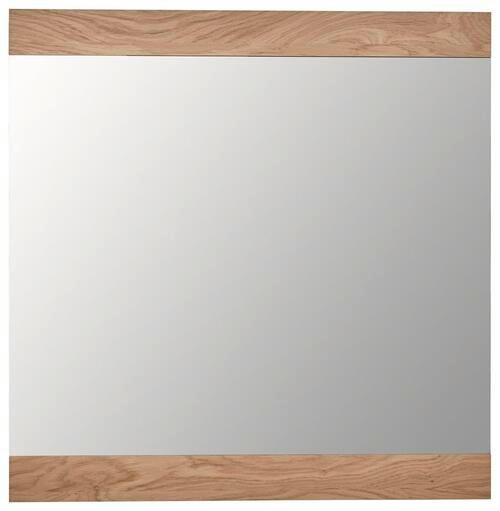 WANDSPIEGEL 89/90/2 cm    - Eiche Bianco/Eichefarben, Design, Glas/Holz (89/90/2cm) - Dieter Knoll