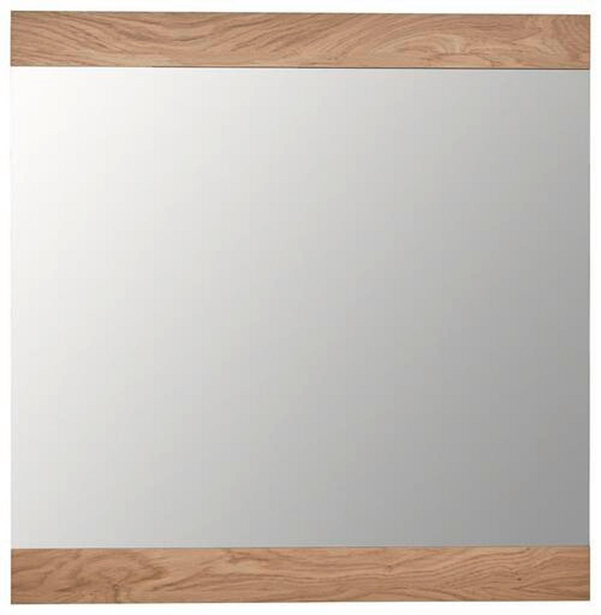 WANDSPIEGEL 89/90/2 cm    - Eiche Bianco/Eichefarben, Design, Glas/Holz (89/90/2cm) - Dieter Knoll