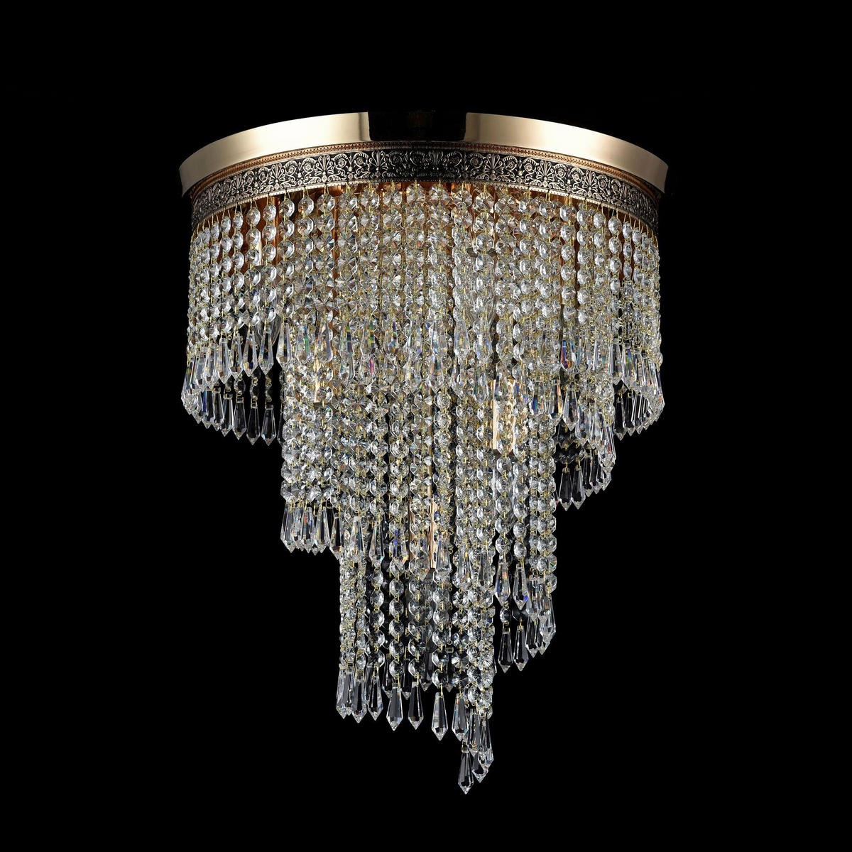 KRONLEUCHTER 42/47.5 cm    - Goldfarben, Trend, Metall (42/47.5cm) - MAYTONI