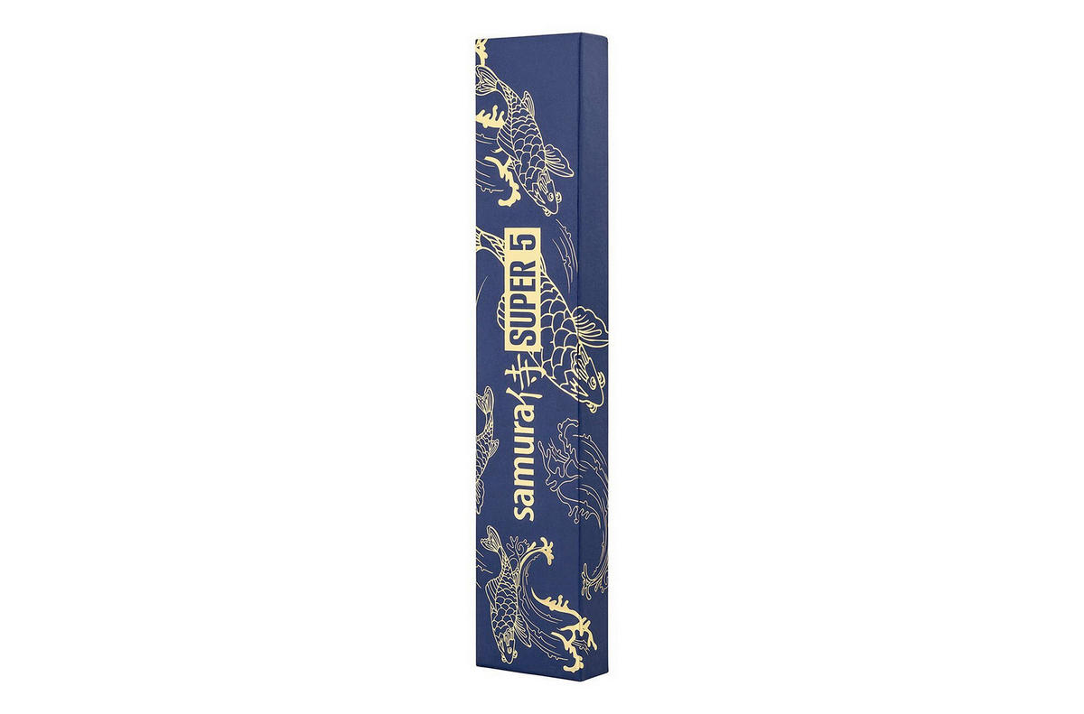 UNIVERZALNI NOŽ  SUPER 5        30 cm    jeklo - srebrne barve/črna, Basics, kovina/leseni material (30cm) - Samura