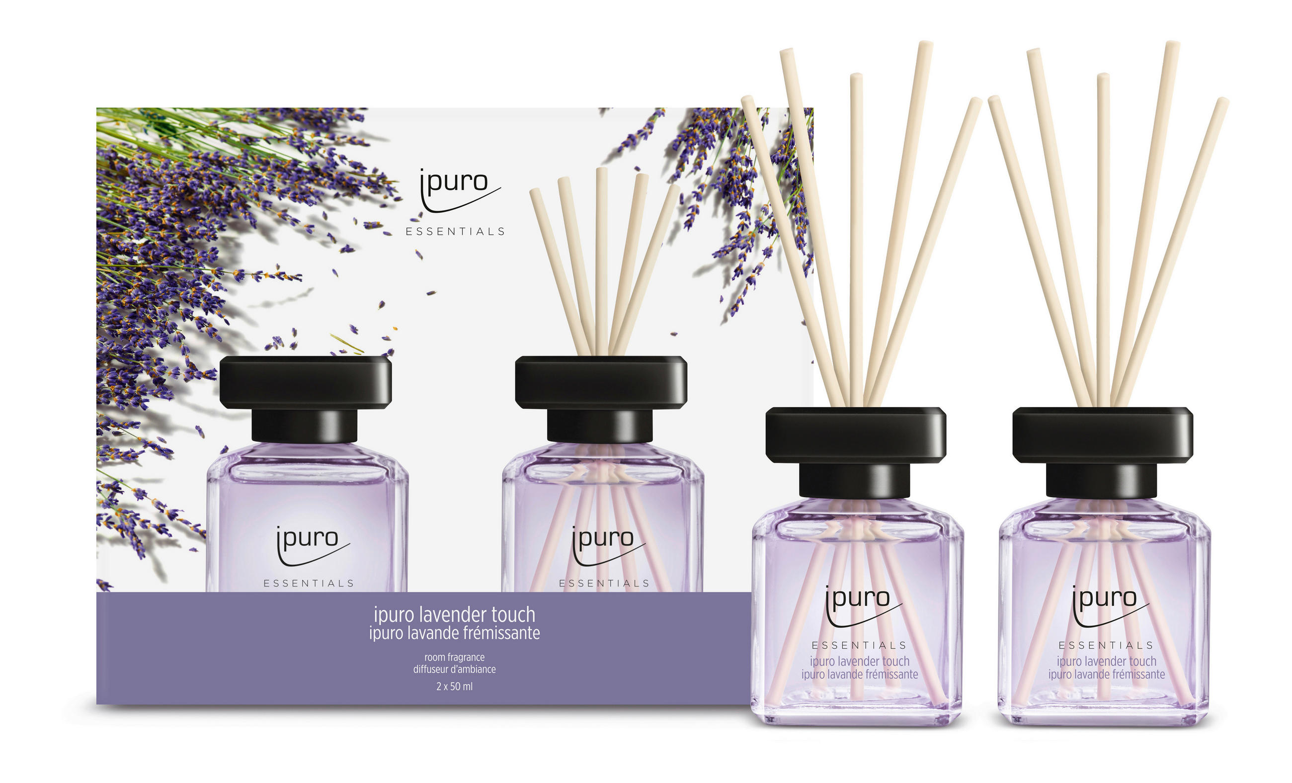 DIFFUSER 100 ml Lavendel  - Basics, Glas (100ml) - Ipuro