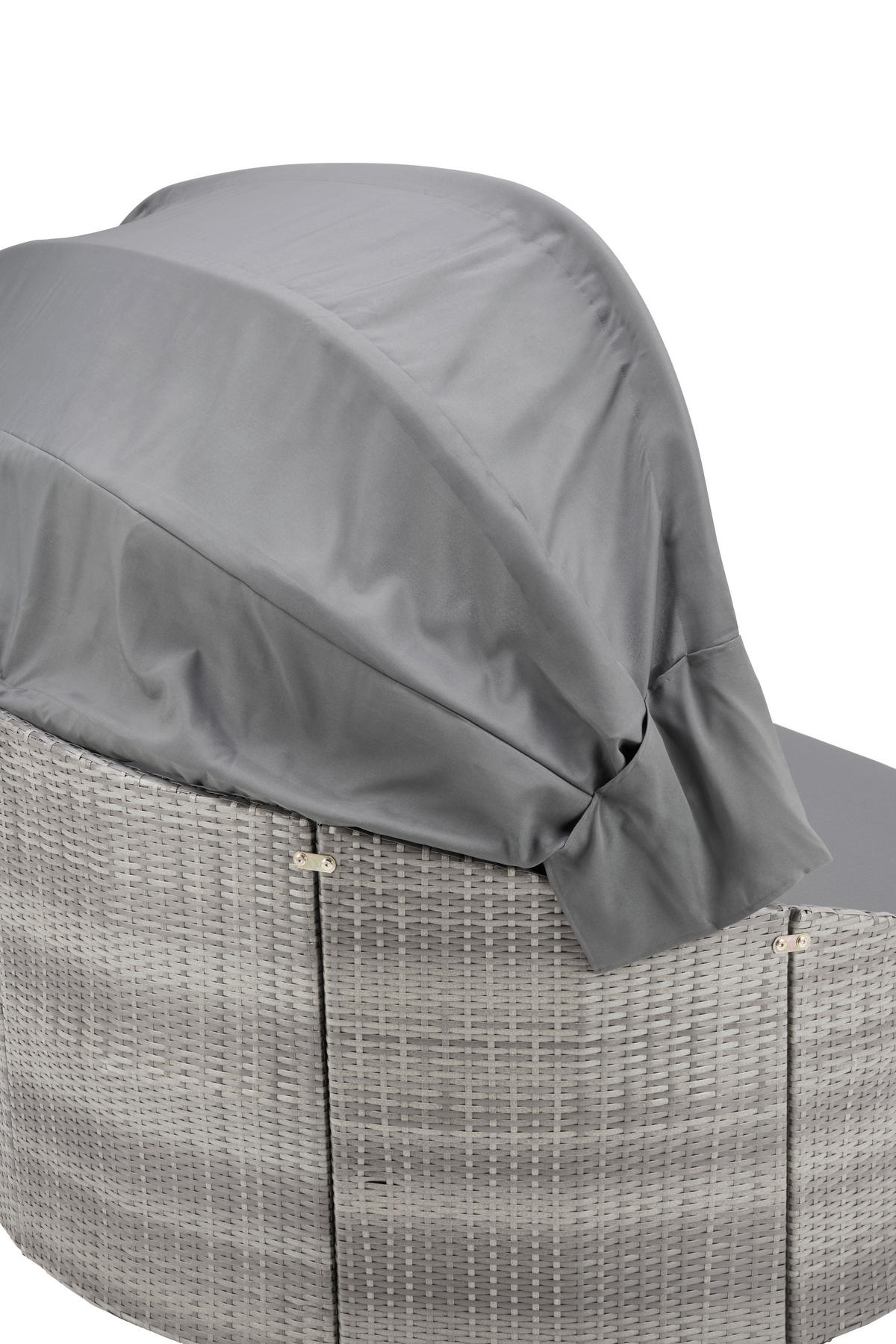 SONNENINSEL 230/145/140 cm  - Grau, MODERN, Kunststoff/Textil (230/145/140cm) - Ambia Garden