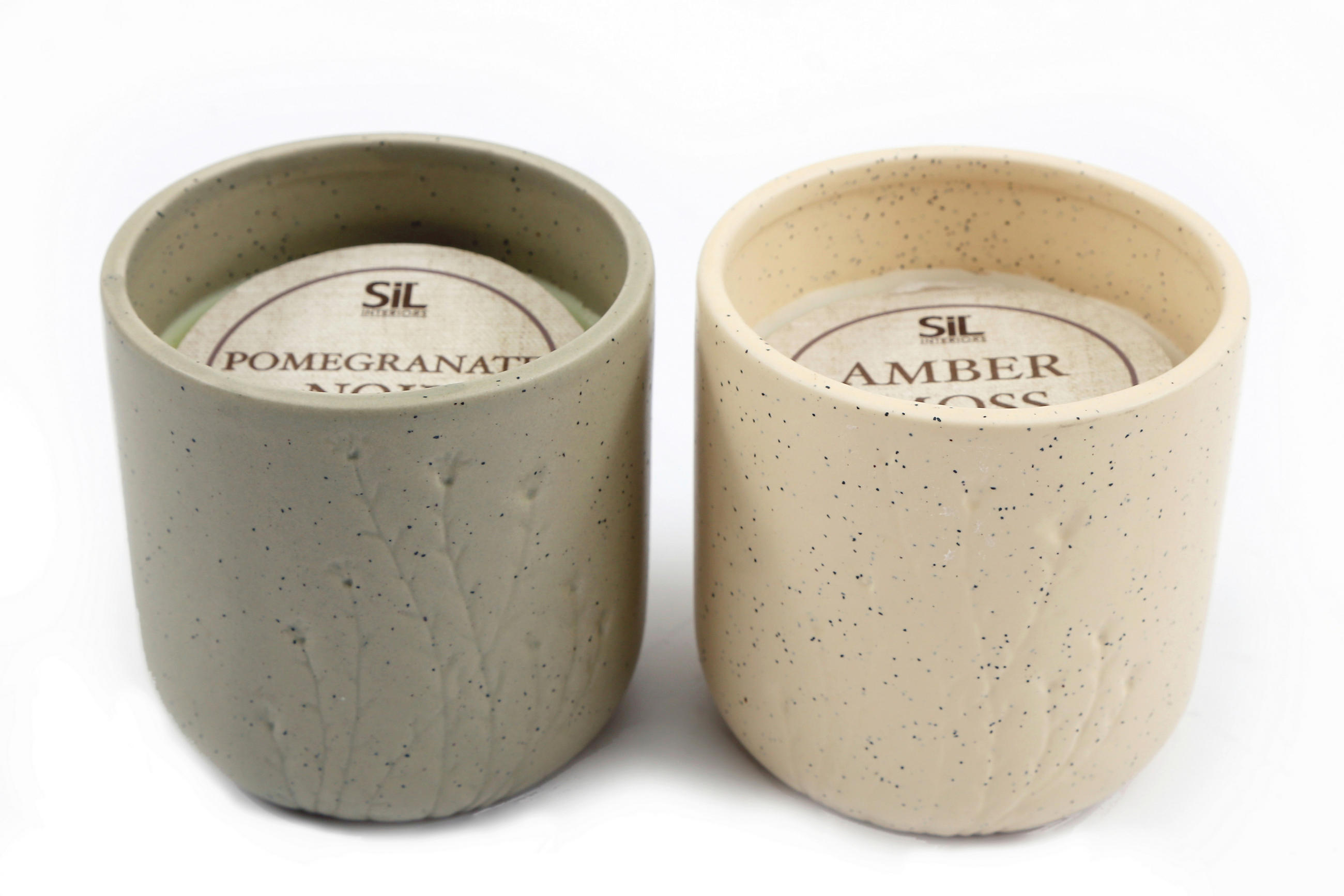 SVIEČKA V NÁDOBKE - Basics, prírodné materiály/keramika (9/9cm)