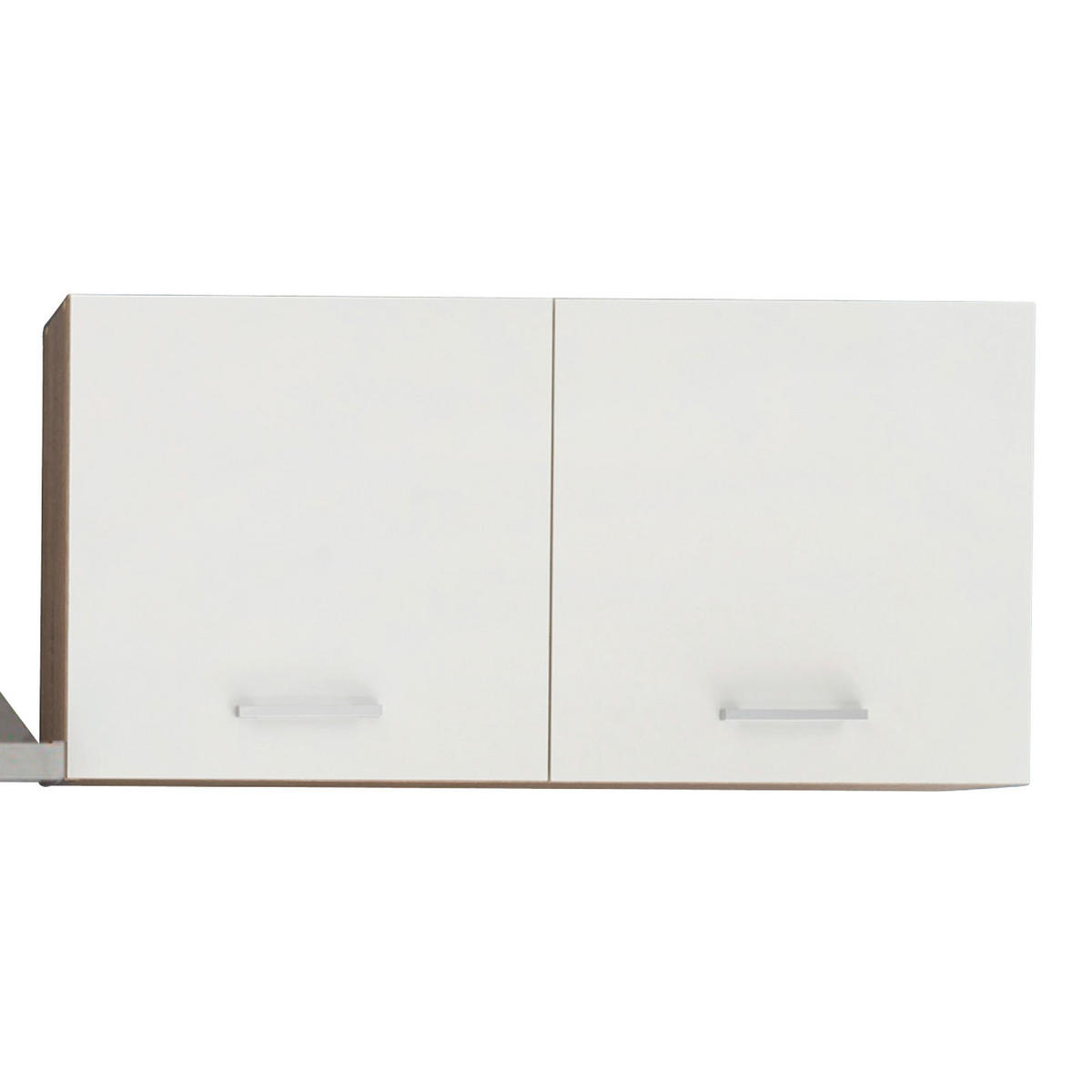 KÜCHENLEERBLOCK   in Weiß, Sonoma Eiche  - Weiß/Sonoma Eiche, MODERN, Holzwerkstoff (270/195/60cm)