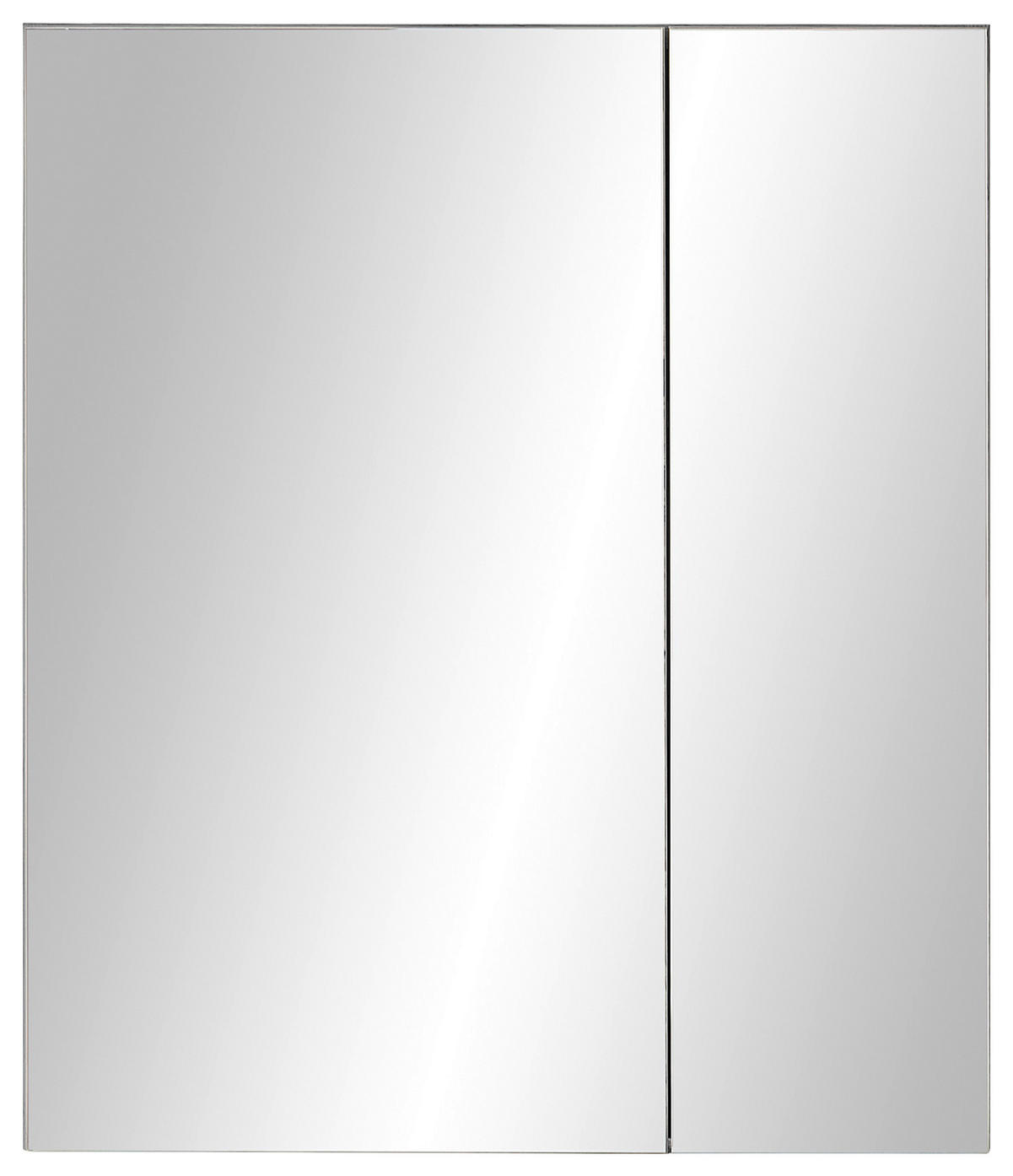 SPIEGELSCHRANK 60/70/20 cm  - Eiche grau, MODERN, Glas/Holzwerkstoff (60/70/20cm) - MID.YOU