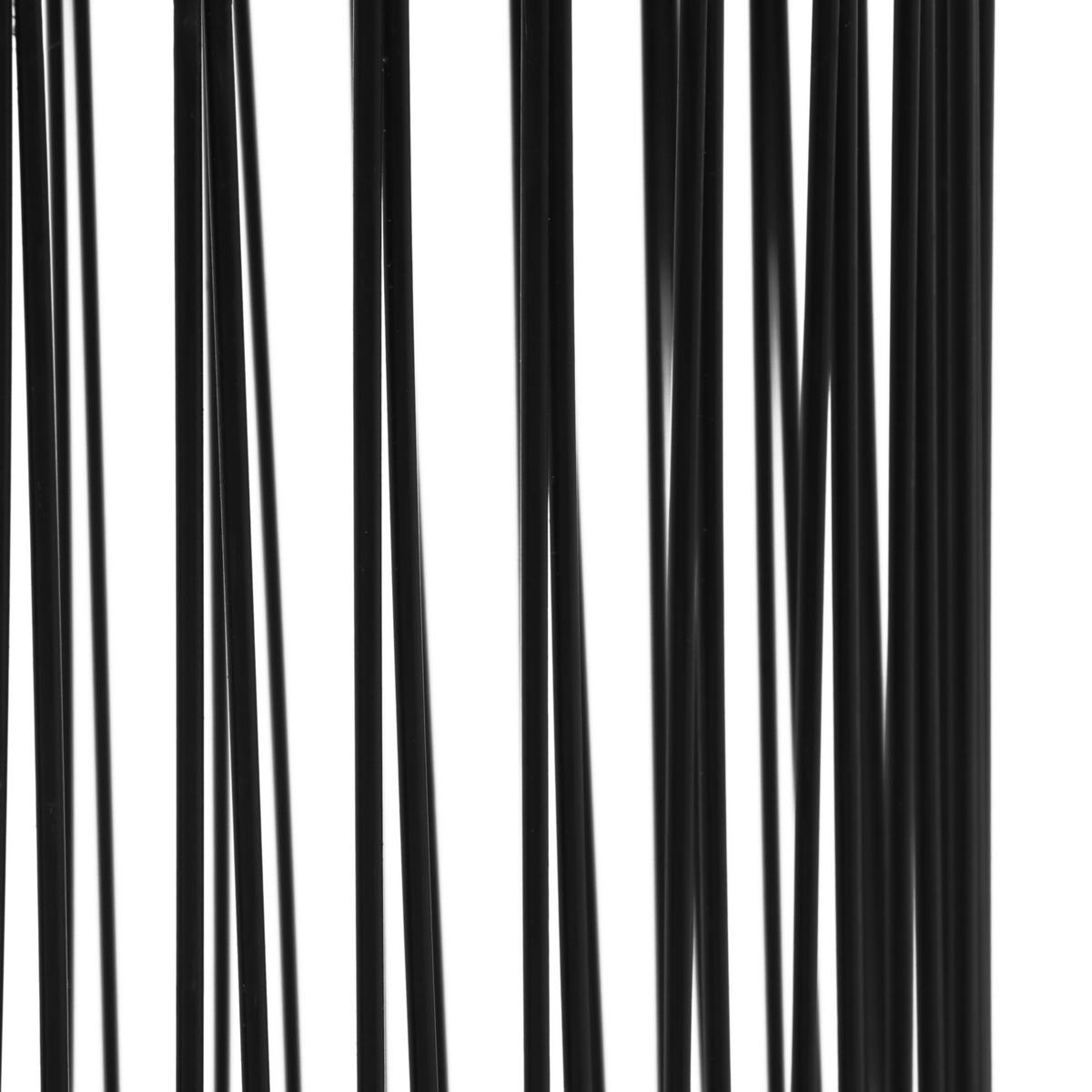 BEISTELLTISCH 41/41/46 cm Schwarz, Silberfarben rund  - Silberfarben/Schwarz, Design, Metall (41/41/46cm) - Boxxx