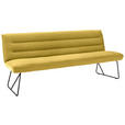 SITZBANK 178/89/68 cm  in Gelb, Schwarz  - Gelb/Schwarz, Design, Textil/Metall (178/89/68cm) - Dieter Knoll
