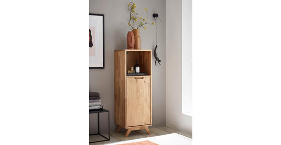 MIDISCHRANK 40/115/35 cm  - Wildeiche, Basics, Holz (40/115/35cm) - Linea Natura