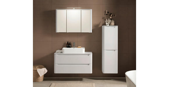 SPIEGELSCHRANK 101/64/21 cm  - Silberfarben/Alufarben, KONVENTIONELL, Glas/Holzwerkstoff (101/64/21cm) - Xora