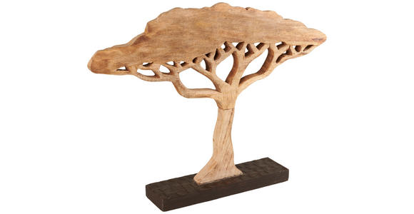 DEKOBAUM - Naturfarben, Natur, Holz (65/49/9cm) - Ambia Home