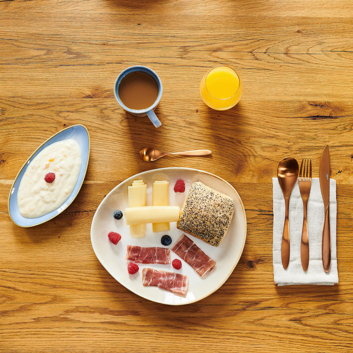 KOMBISERVICE La Sinfonia 16-teilig  - Weiss/Beige, Basics, Keramik (39,5/34,8/35,5cm) - Mäser