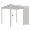 PERGOLA-SEITENTEIL 93/235/10 cm  - Weiß, Basics, Metall (93/235/10cm) - Gardenson