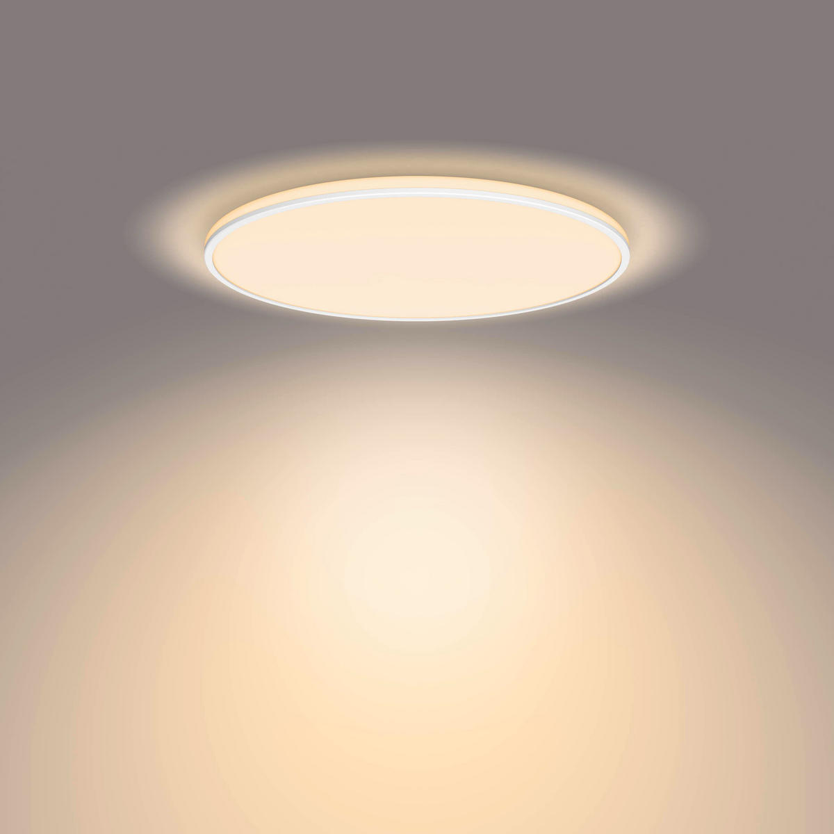 LED-DECKENLEUCHTE Ozziet 5,5/50/5,5 cm   - Weiß, Basics, Metall (5,5/50/5,5cm)