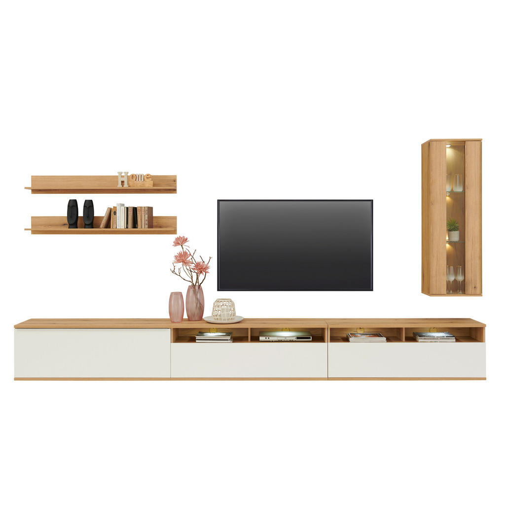 Wohnkombination 6 -Teilig. Power Alpinweiß