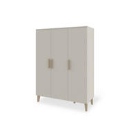 BABYKLEIDERSCHRANK TAMI Eichefarben, Beige  - Eichefarben/Beige, Basics, Holz/Holzwerkstoff (135/189/56cm) - Pinolino