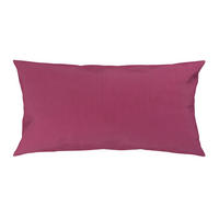 OBLIEČKA NA VANKÚŠ, 40/80 cm, bavlna - hnedofialová, Basics, textil (40/80cm) - Novel