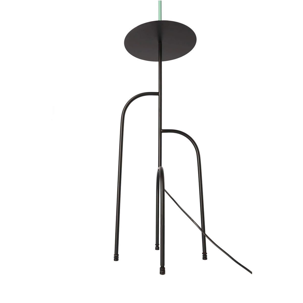 STEHLEUCHTE 25/34/175 cm    - Schwarz, KONVENTIONELL, Metall (25/34/175cm)