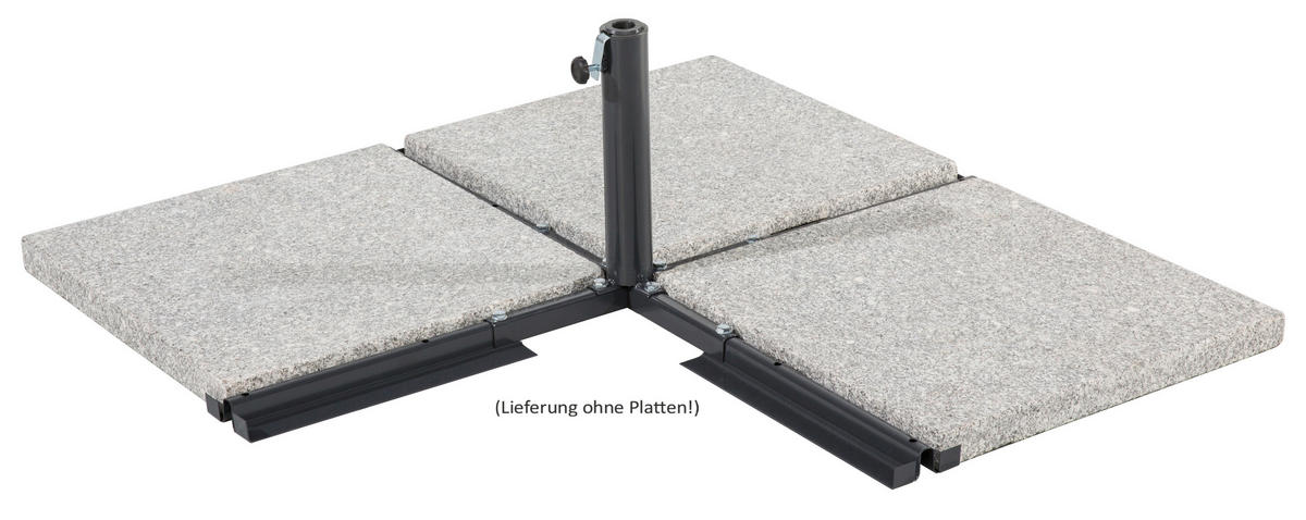 Schirmständer Metall Anthrazit  - Anthrazit, Basics, Metall (105/105/35cm) - Schneider