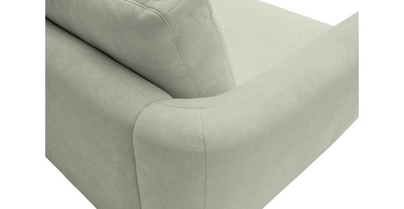 ECKSOFA  in Chenille Salbeigrün  307/224 cm  - Salbeigrün/Schwarz, KONVENTIONELL, Kunststoff/Textil (307/224cm) - Hom`in