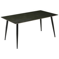 ESSTISCH in Metall, Keramik  - Dunkelgrau/Schwarz, Modern, Keramik/Metall (160/90cm) - MID.YOU