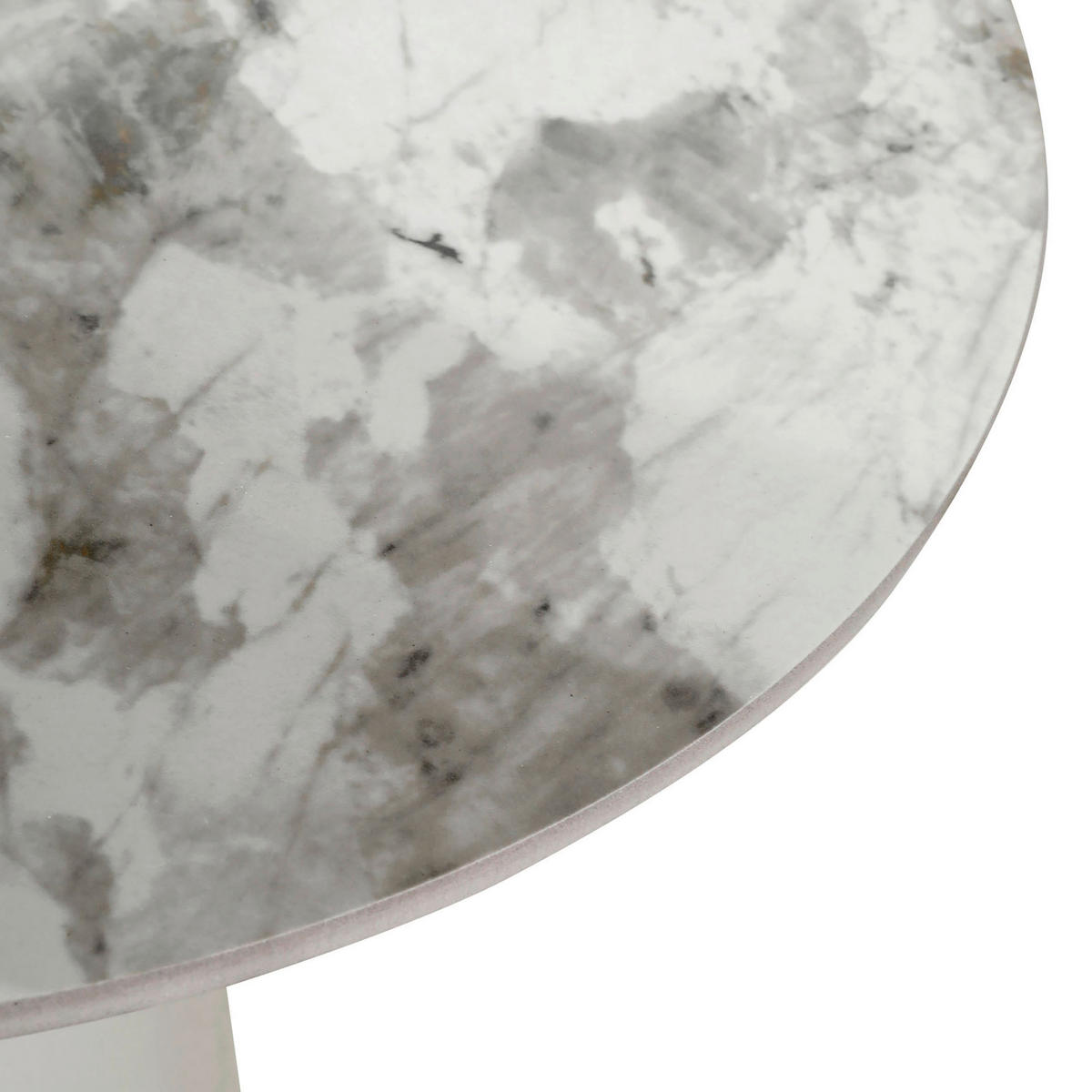 SOFFBORD i keramik 50/46 cm  - vit, Design, metall/keramik (50/46cm) - Belluti