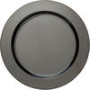 PLATZTELLER Metall 2-teilig  - Schwarz, Basics, Metall (33cm) - Echtwerk