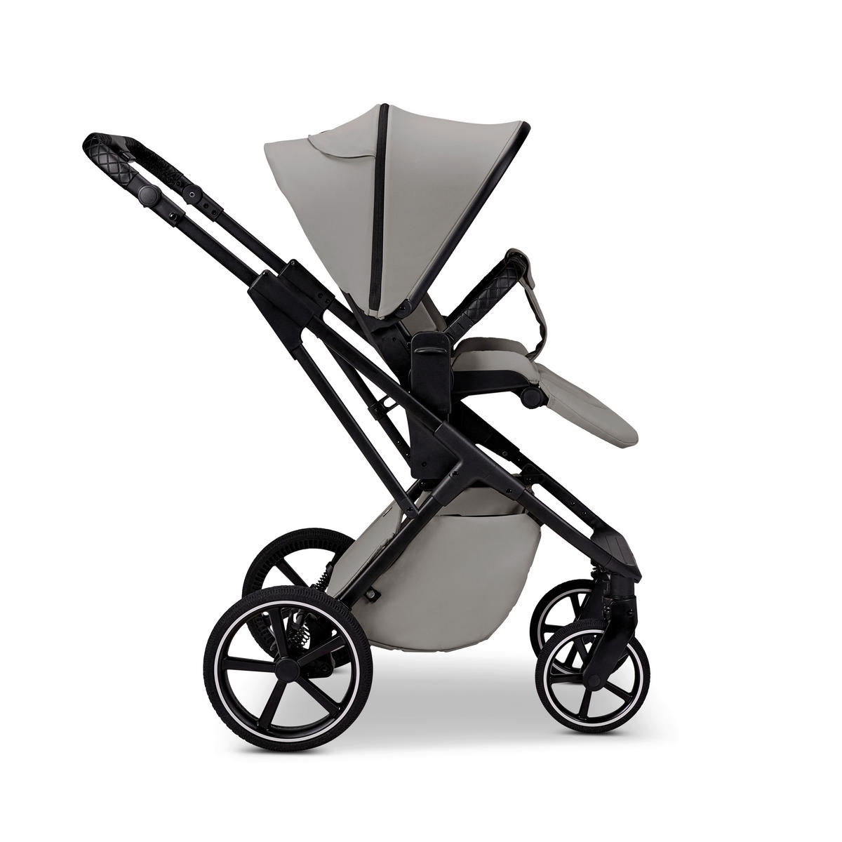 KOMBIKINDERWAGEN  Ciao  onyx  - Schwarz, Basics, Textil (116/57/94cm) - Moon