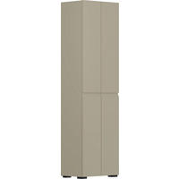 ORMAR GARDEROBNI  boje pijeska  - boje pijeska/crna, Design, drvni materijal/plastika (52/192/36cm) - Dieter Knoll