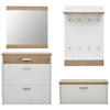 GARDEROBE  in 200/200/32 cm  - Eichefarben/Weiß, Design, Holz/Holzwerkstoff (200/200/32cm) - Dieter Knoll