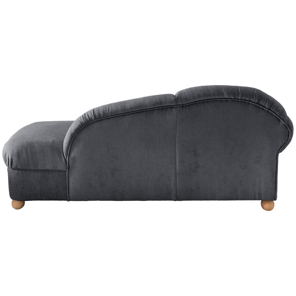 Thumbnail - Livetastic Ottomane Torello, Anthrazit, Textil, Buche, Uni, 86x84x190 cm, Made in EU, Typenauswahl, seitenverkehrt erhäl...