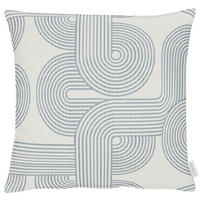 ZIERKISSEN 46/46 cm  - Beige/Hellblau, Design, Textil (46/46cm) - Apelt