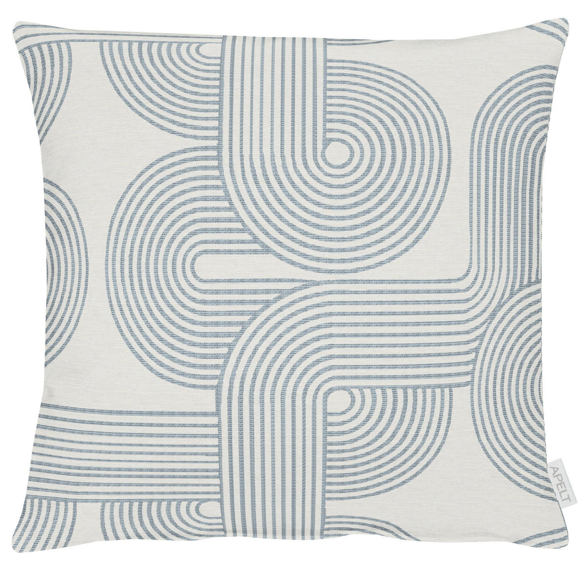 ZIERKISSEN 46/46 cm  - Beige/Hellblau, Design, Textil (46/46cm) - Apelt