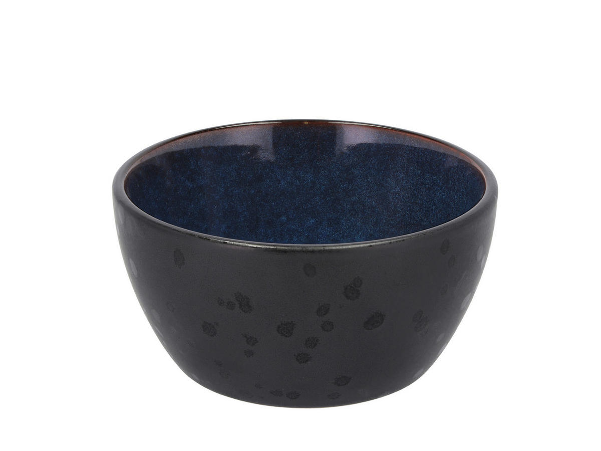 DIPPSKÅL 12 cm  - svart/mörkblå, Basics, keramik (12cm) - Bitz