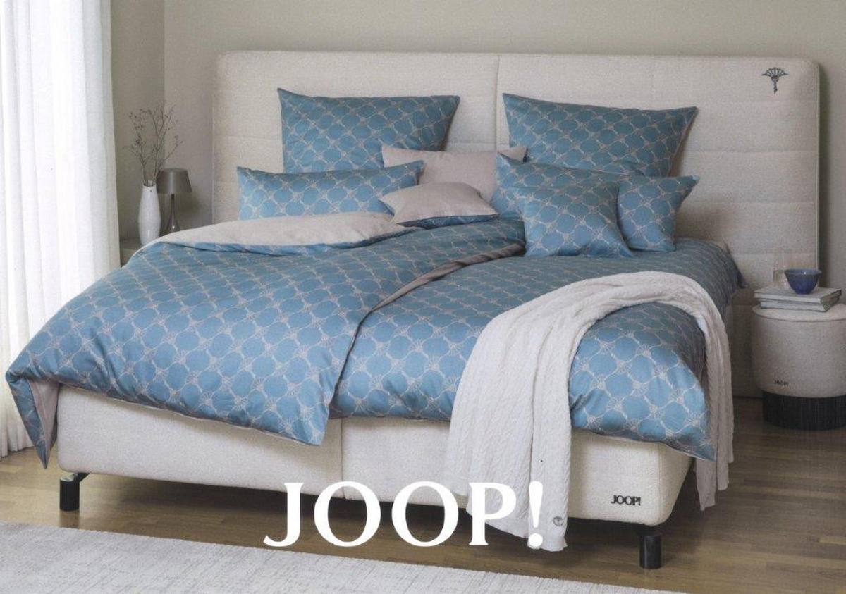 POSTELJINA S DVA LICA 240/220 cm   - svijetlo plava, Konvencionalno, tekstil (240/220cm) - Joop!
