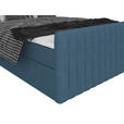 BOXBETT 160/200 cm  in Blau  - Blau/Schwarz, Basics, Kunststoff/Textil (160/200cm) - Carryhome