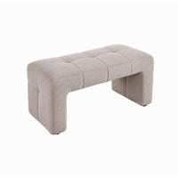 KLUPA  cappuccino  drvo, tekstil, drvni materijal      - cappuccino/crna, Moderno, drvni materijal/drvo (100/51/54cm) - Livetastic