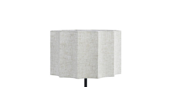 STEHLEUCHTE 38/150 cm    - Schwarz/Naturfarben, Trend, Kunststoff/Textil (38/150cm) - Novel