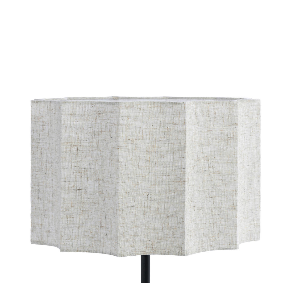 STEHLEUCHTE 38/150 cm    - Schwarz/Naturfarben, Trend, Kunststoff/Textil (38/150cm) - Novel