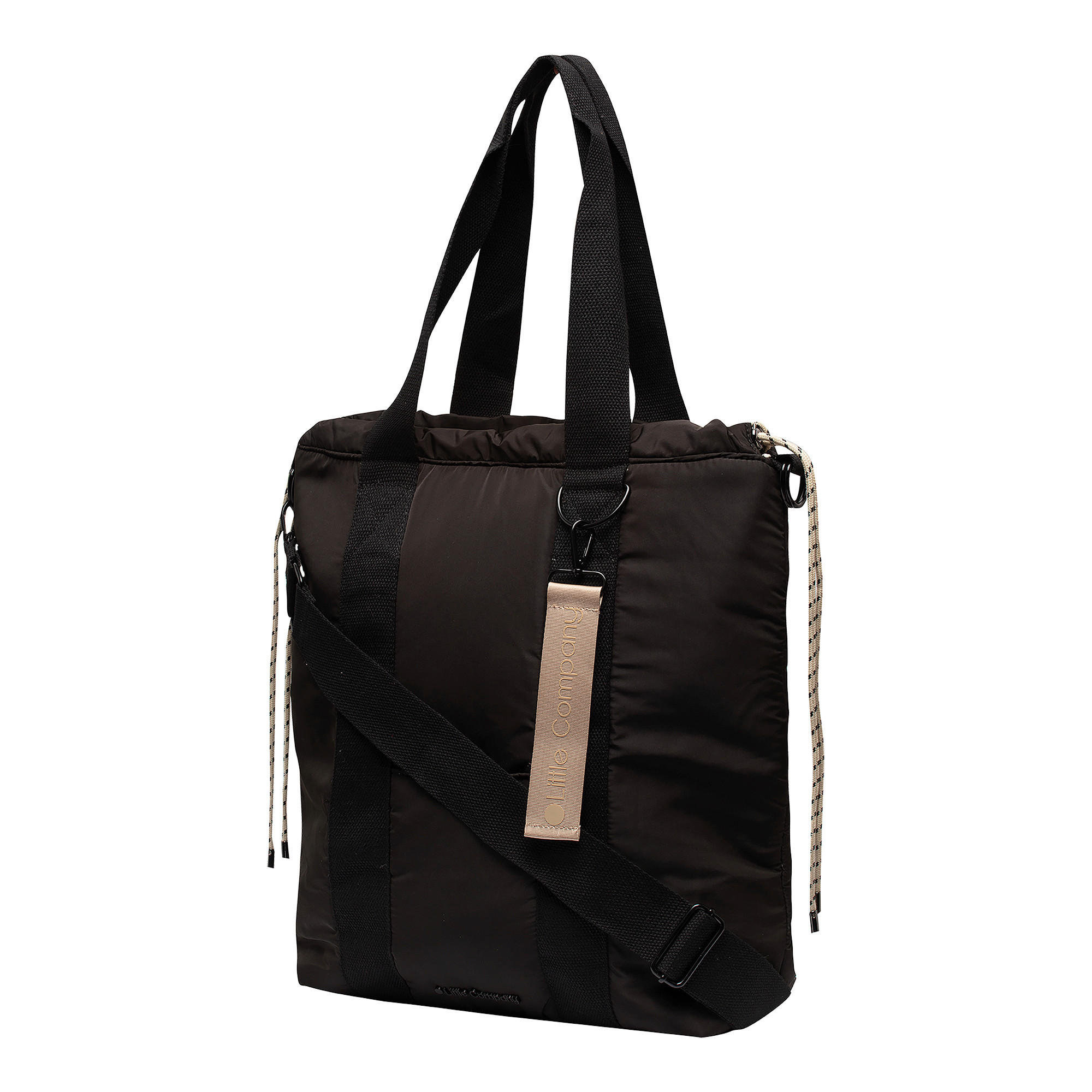 WICKELTASCHE  - Beige/Schwarz, Basics, Textil (45/37/15cm)