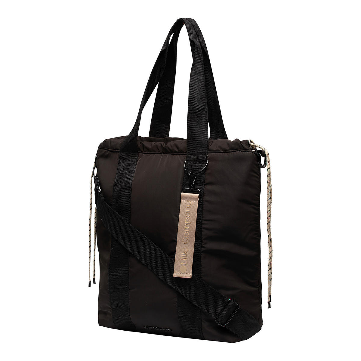 TORBA ZA PREVIJANJE    - bež/crna, Basics, tekstil (45/37/15cm)