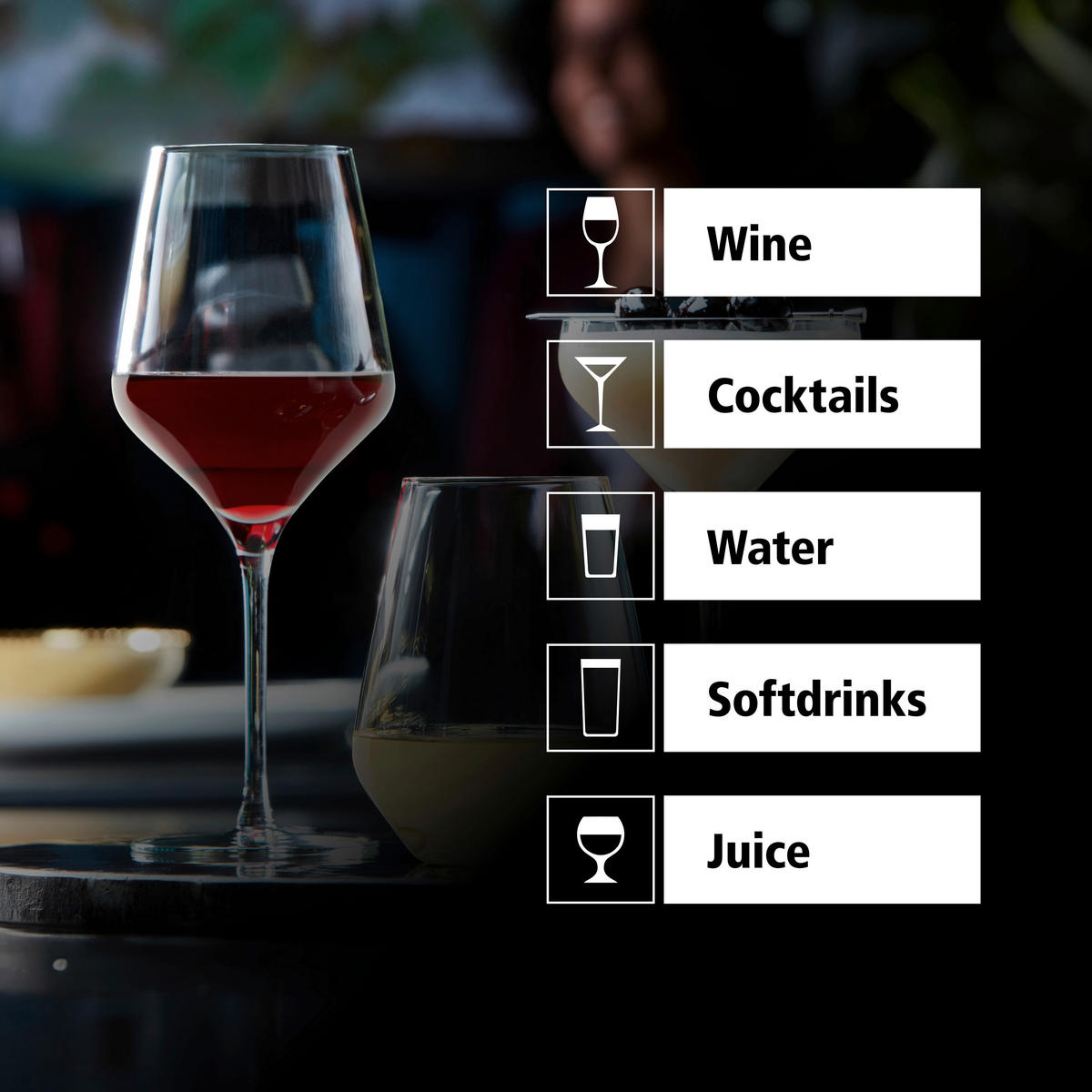 GLÄSERSET PRISM  12-teilig  - Klar, Basics, Glas (9/22,5cm)