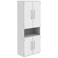AKTENSCHRANK 80/217,4/43 cm  - Weiß, KONVENTIONELL, Holzwerkstoff (80/217,4/43cm) - Moderano